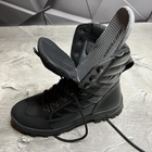 Мужские демисезонные Ботинки с Мембраной / Кожаные Берцы на протекторной черной подошве размер 44 - изображение 7
