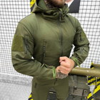 Мужской демисезонный Костюм Softshell Куртка + Брюки / Полевая форма с системой Вентиляции олива размер L - изображение 3