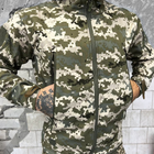 Мужская демисезонная Куртка Softshell с Системой вентиляции и функциональными Карманами пиксель размер XL - изображение 3