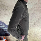 Утепленный мужской Гольф с манжетами / Плотная Водолазка олива размер 3XL - изображение 2