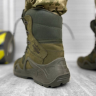 Всесезонные мужские Ботинки Scooter с мембраной / Водостойкие нубуковые Берцы олива размер 45 - изображение 3