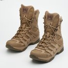 Универсальные кожаные Берцы с Мембраной Winterfrost / Демисезонные Ботинки на гибкой подошве койот размер 39 - изображение 4