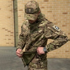 Мужская легкая Куртка М-65 с Капюшоном и Липучками под шевроны рип-стоп мультикам размер XXL - изображение 5