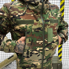 Чоловіча водонепроникна Куртка Armageddon Softshell з Капюшоном та Липучками під шеврони мультикам розмір M - зображення 3