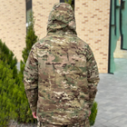 Мужская зимняя Куртка с Липучками под шевроны / Водонепроницаемая Парка мультикам размер L - изображение 5