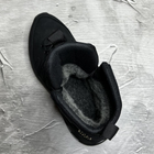 Мужские кожаные Ботинки на меху черные / Зимняя обувь на резиновой подошве размер 43 - изображение 7