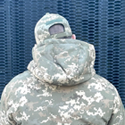 Мужская Зимняя Куртка Soft shell на Флисе пиксель / Утепленная верхняя одежда размер 4XL - изображение 6