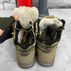 Мужские зимние Ботинки на меху / Утепленные Берцы с Усиленным носком пиксель размер 45 - изображение 4