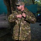 Мужская зимняя Куртка G8 с функциональными карманами / Водонепроницаемый Бушлат на меху мультикам размер XL - изображение 4