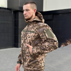 Мужская демисезонная Куртка B&L Softshell с Системой Вентиляции и функциональными Карманами пиксель размер 6XL - изображение 3