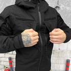 Чоловіча зимова Куртка із підкладкою Omni-Heat / Водонепроникний Бушлат ріп-стоп чорний розмір M - зображення 2