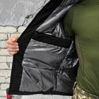 Мужская зимняя Куртка с подкладкой Omni-Heat / Водонепроницаемый Бушлат рип-стоп черный размер M - изображение 4