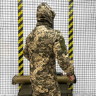Зимняя мужская Куртка с Капюшоном Single Sword Softshell на двойном флисе пиксель размер XL - изображение 6