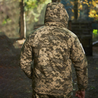 Демісезонна чоловіча Куртка до -5°С із Мембраною та Липучками під шеврони піксель розмір 2XL - зображення 6