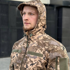 Чоловіча демісезонна Куртка B&L Softshell із Системою Вентиляції та функціональними Кишенями піксель розмір 2XL - зображення 5