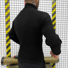 Вязаный мужской Гольф с Патриотической вышивкой / Утепленная Водолазка черная размер M - изображение 4