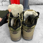 Чоловічі зимові Черевики на хутрі / Утеплені Берці із Посиленим носком піксель розмір 43 - зображення 4