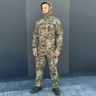 Демисезонная мужская Куртка Softshell на флисе с Капюшоном и Липучками под шевроны пиксель размер XXL - изображение 2