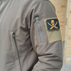 Демісезонна чоловіча Куртка Softshell з Капюшоном та системою Вентиляції олива розмір 2XL - зображення 7
