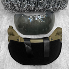 Защитные баллистические Флип - Очки Vulpo с 2-мя сменными линзами 2.47мм койот - изображение 4