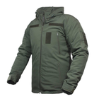 Мужская Зимняя Куртка SoftShell с подкладкой Omni-Heat олива размер XL 52 - изображение 4