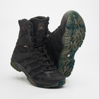 Универсальные кожаные Берцы с Мембраной Winterfrost / Демисезонные Ботинки на гибкой подошве черные размер 39 - изображение 7
