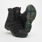 Универсальные кожаные Берцы с Мембраной Winterfrost / Демисезонные Ботинки на гибкой подошве черные размер 36 - изображение 7