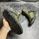 Мужские зимние Ботинки на меху / Нубуковые Берцы на протекторной подошве хаки пиксель размер 46 - изображение 5