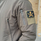 Демисезонная мужская Куртка Softshell с Капюшоном и системой Вентиляции олива размер XL - изображение 7