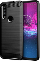 Etui plecki Beline Carbon do Huawei Y6p Black (5903657575202) - obraz 1