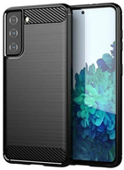 Etui plecki Beline Carbon do Samsung Galaxy S21 Plus Black (5903919063683) - obraz 1