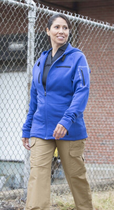 Женский тактический флисовый свитер с капюшоном Propper Women's Hooded Sweatshirt 314 54993 Small, Синій (Navy) - изображение 12