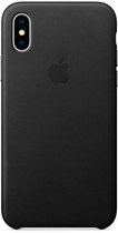 Etui plecki Beline Leather Case do Apple iPhone X/XS Black (5903919069517) - obraz 1