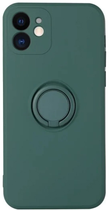 Etui plecki Beline Silicone Ring do Apple iPhone 12 mini Green apple (5903919069425) - obraz 1