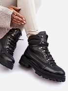 Жіночі зимові черевики низькі Big Star MM274663 37 Чорні (5900714688479) - зображення 5