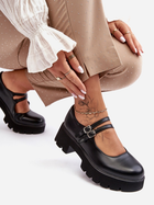 Жіночі туфлі Saviwa 37 Чорні (5905677953589) - зображення 6