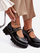 Жіночі туфлі Saviwa 39 Чорні (5905677953602) - зображення 7
