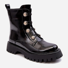 Жіночі зимові черевики високі S.Barski D&A MR870-51 38 Чорні (5905677950137) - зображення 2