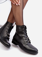 Жіночі зимові черевики високі S.Barski HY75-10 36 Чорні (5905677950168) - зображення 4