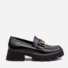 Loafersy damskie Peuria 36 Czarne (5905677953510) - obraz 1