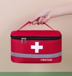 Аптечка, сумка-органайзер для медикаментів Червона ( код: IBH046R ) - зображення 3