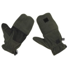 Военные флисовые перчатки - варежки MFH Германия, олива/хаки, р-р. XXL - изображение 1