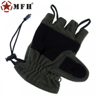 Военные флисовые перчатки - варежки MFH Германия, олива/хаки, р-р. XXL - изображение 6