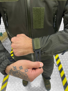 Тактичний теплий військовий комплект Badger ( Куртка + Фліска + Штани ), Камуфляж: Олива, Розмір: L - зображення 4