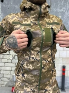 Тактический теплый военный комплект Squad ( Куртка + Штаны ), Камуфляж: Пиксель, Размер: XXL - изображение 3