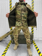 Тактичний теплий військовий комплект Mission ( Куртка + Фліска + Штани ), Камуфляж: Мультикам, Розмір: L - зображення 4
