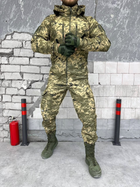 Тактический теплый военный комплект Squad ( Куртка + Штаны ), Камуфляж: Пиксель ВСУ, Размер: XXXL - изображение 3