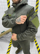 Тактичний теплий військовий комплект Leader ( Куртка + Штани ), Камуфляж: Олива, Розмір: M - зображення 5