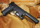 Страйкбольний пістолет Sig Sauer 226 Galaxy G26A з глушником і лазерним прицілом - зображення 4