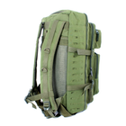 Рюкзак тактичний 28 л, два відділення, фронтальні кармани, додаткові стяжки, розмір 50*28*20 см, олива - зображення 5